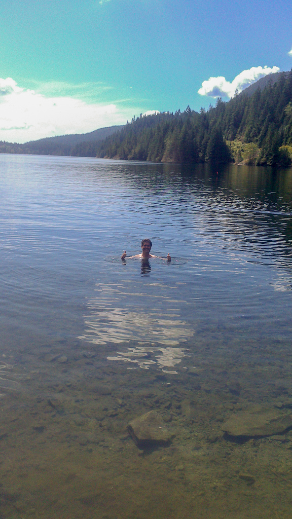 Dip in the lake