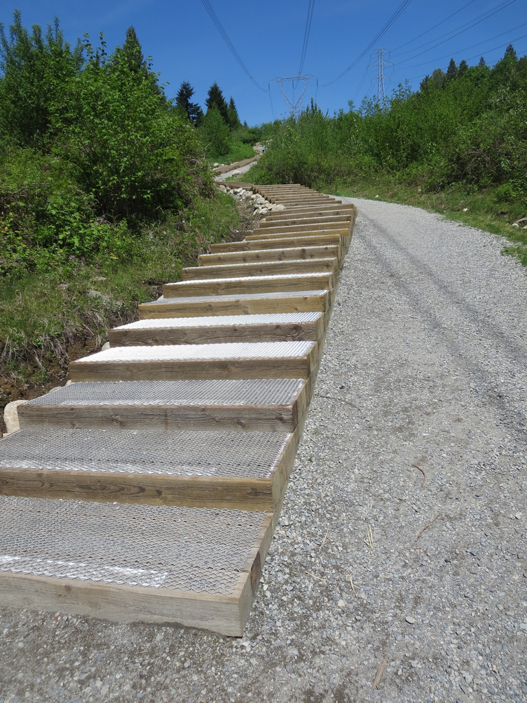 New Stairs on Coquitlam Crunch