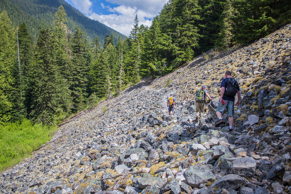 Boulder Field traverse