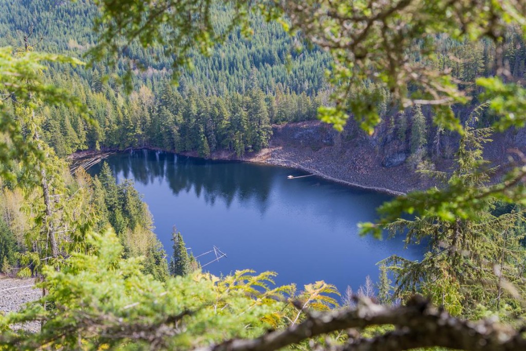 First view of Logger's Lake