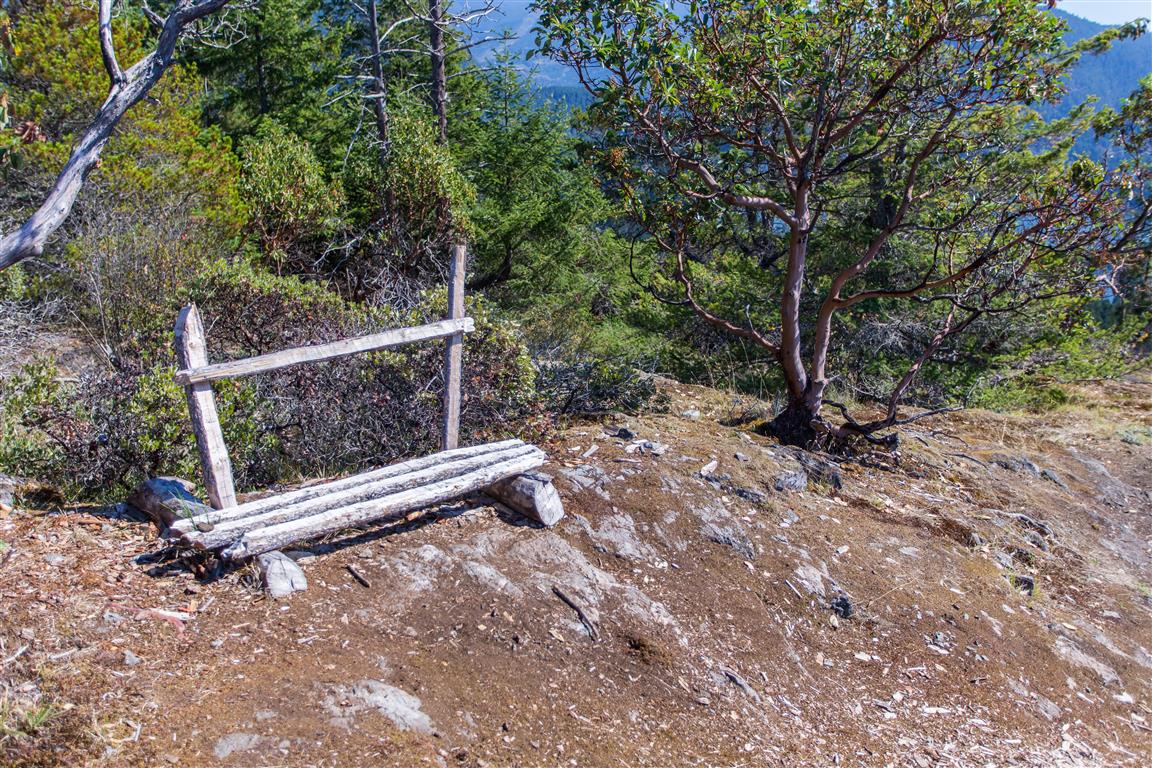 Bench at top