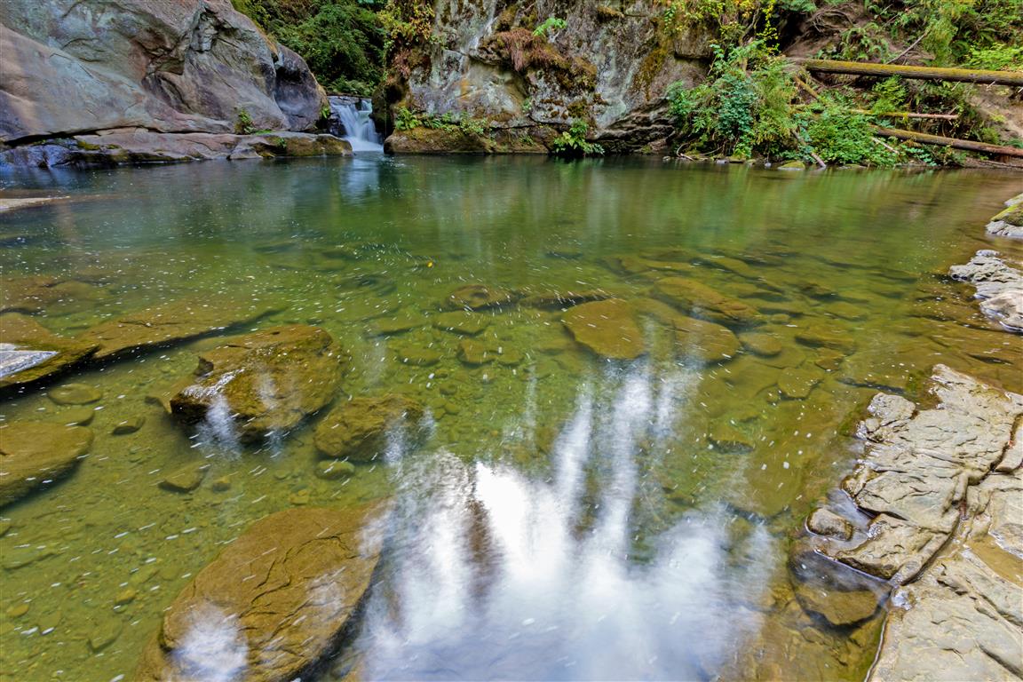 Falls and pool