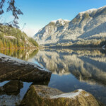 Snow Buntzen Lake in the Snow